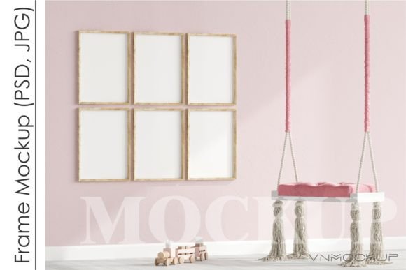 Download Nursery Frame Mockup, Modern Kid's Room - Nursery frame mockup Collection