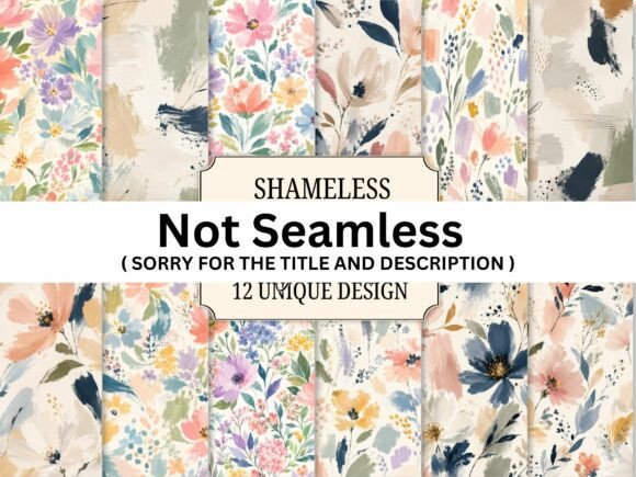 Download Seamless Ditsy Floral Digital Paper Bund - Floral Collection