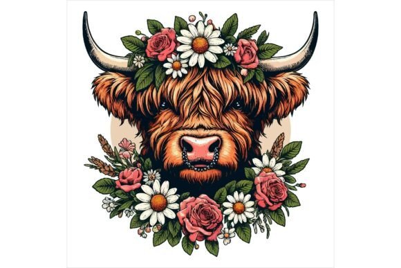 Download Freebie Farm Animal Clipart Floral Set - Floral Collection