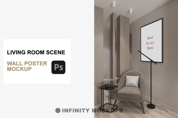 Download Living Room Canvas Wall Art Mockup - Canvas Collection
