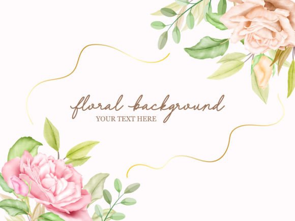 Download Floral Watercolor Wedding Banner Design - Floral Collection