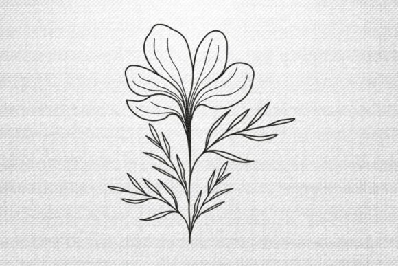 Download Minimal Floral Outline - Floral Collection