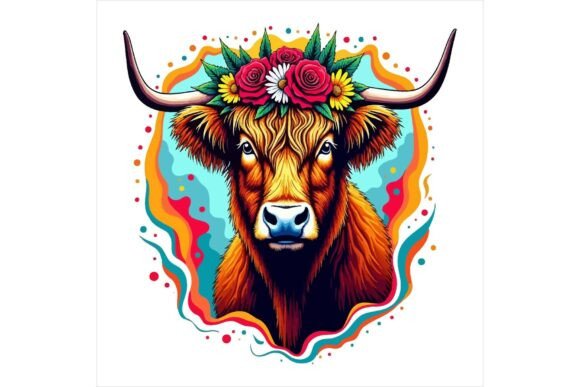 Download Farm Animal Clipart Floral Set - Floral Collection