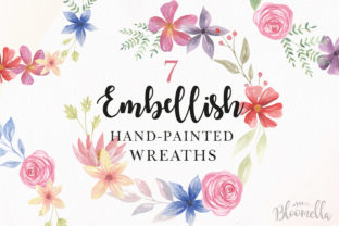 Download Embellish Floral Wreath Clipart - Floral Collection